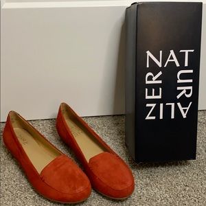 Naturalizer Red Suede Flats/Loafers